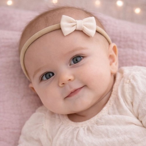 Βρεφική Κορδέλα για Νεογέννητο Newborn bow nude 81125